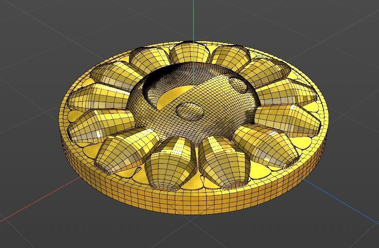 murakami coin Free 3D print model_4