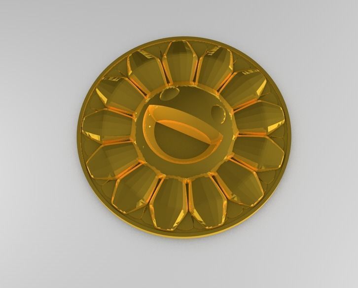 murakami coin Free 3D print model_5