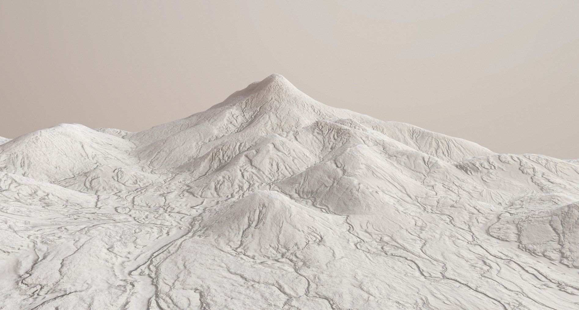 Mars Mountain Red Planet Terrain Landscape Desert PBR 07 Low-poly 3D model_26