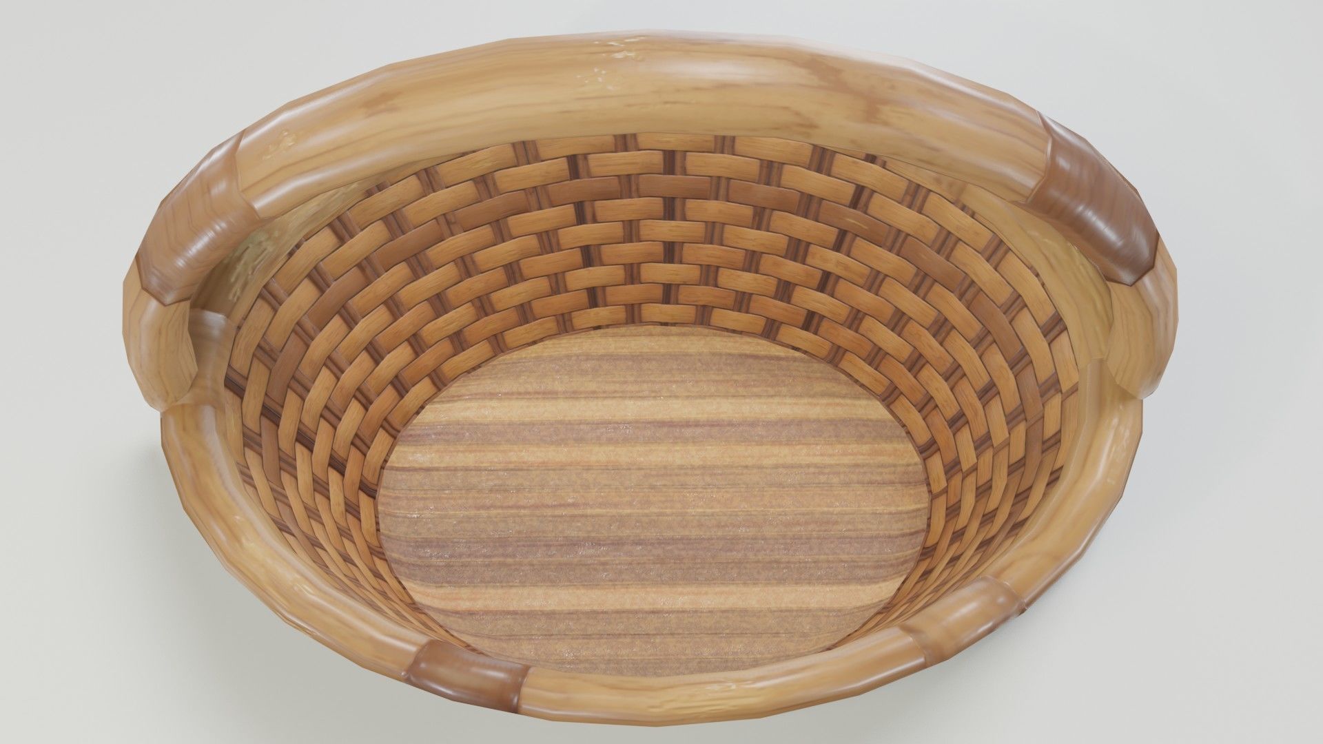 Easter Basket 3D Model Low-poly 3D model_20