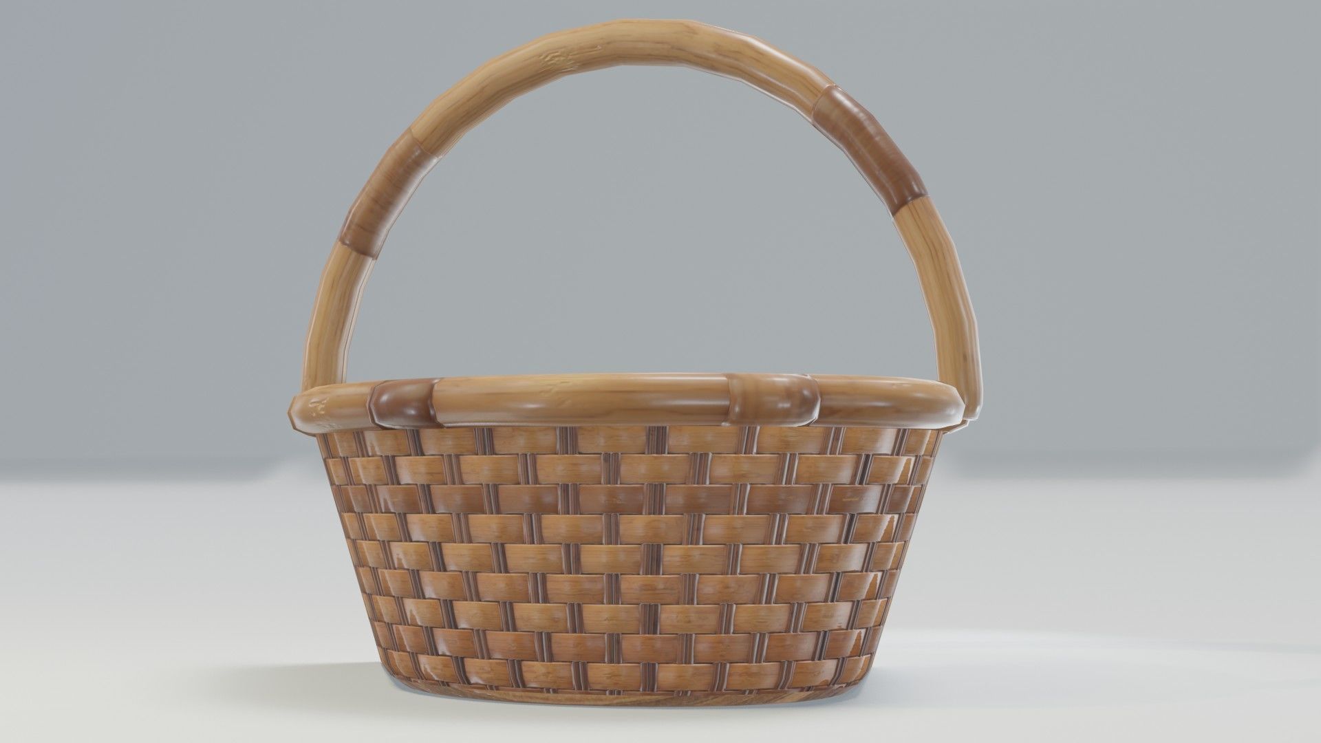 Easter Basket 3D Model Low-poly 3D model_18