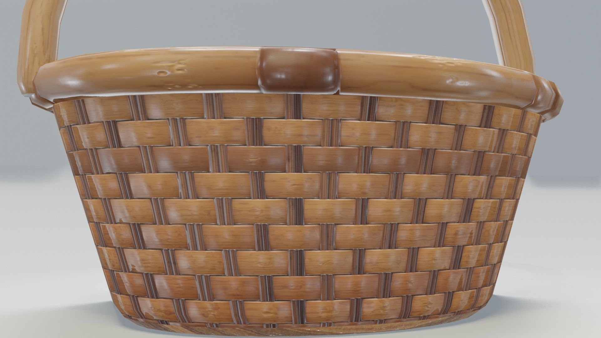 Easter Basket 3D Model Low-poly 3D model_19