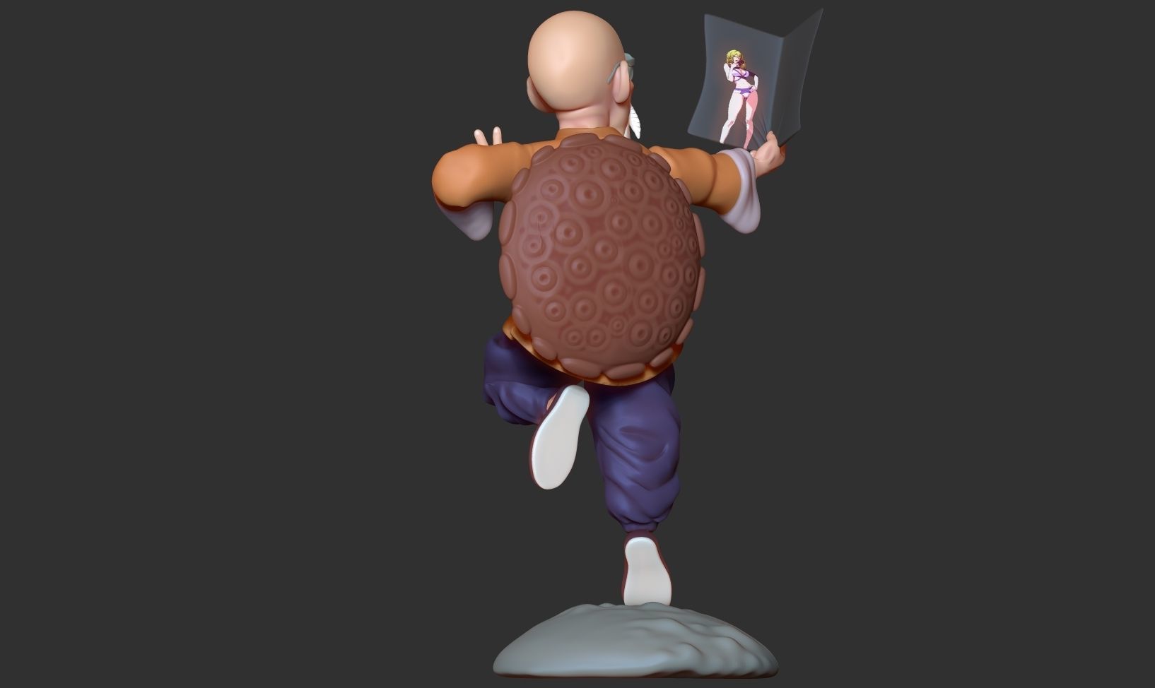 Master Roshi - Dragon Ball Fan art 3D print model_8