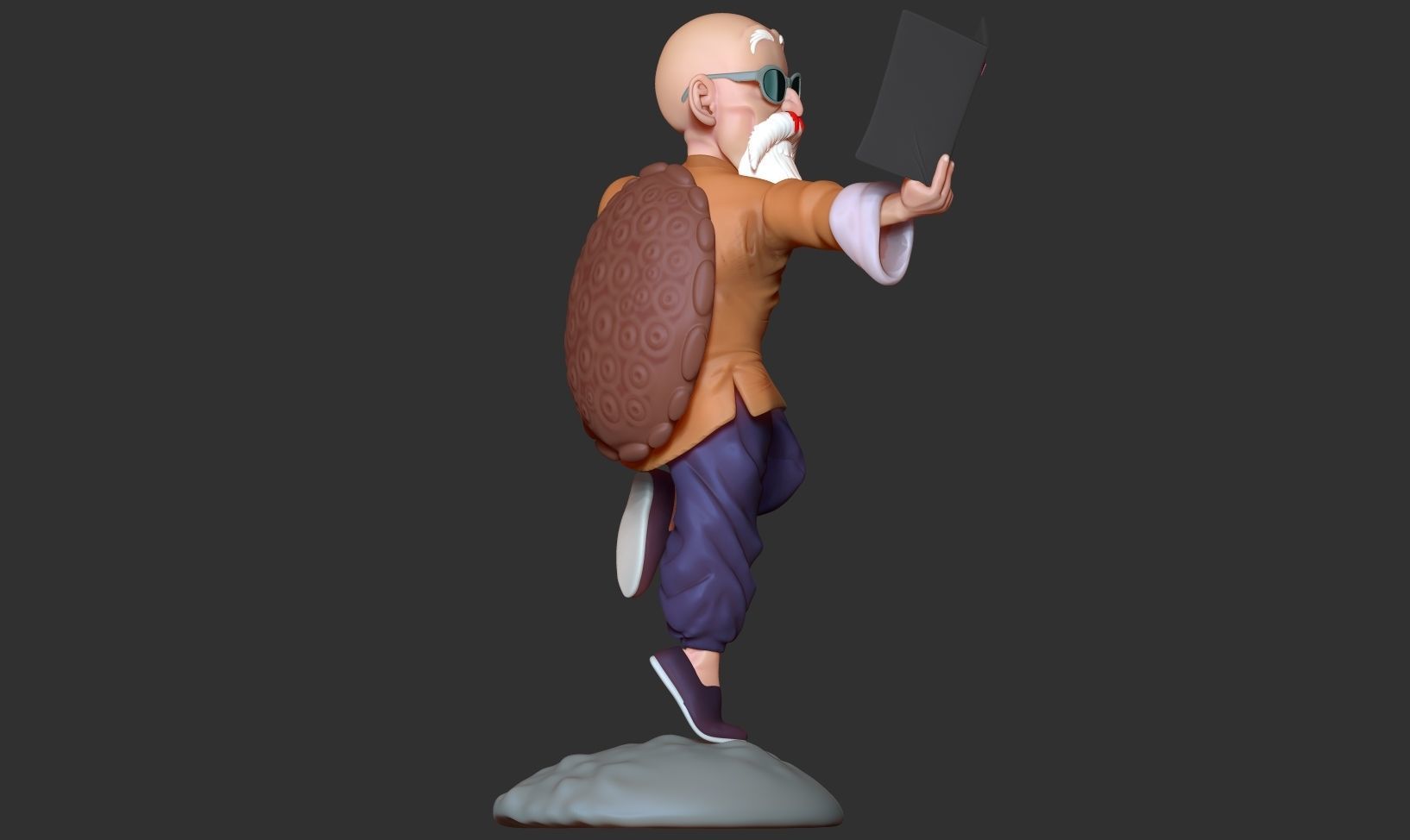 Master Roshi - Dragon Ball Fan art 3D print model_10