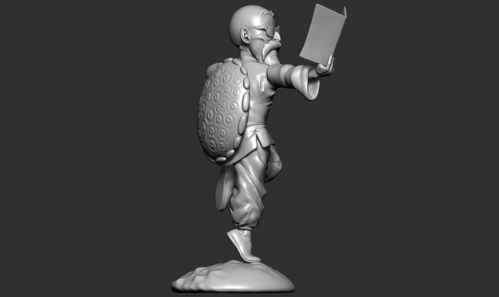 Master Roshi - Dragon Ball Fan art 3D print model_16