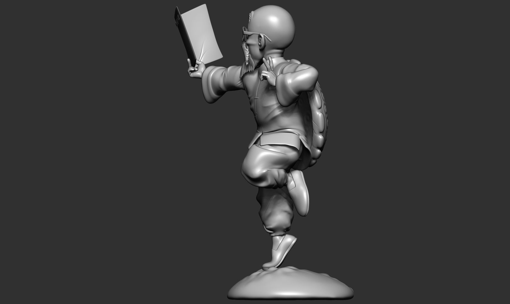 Master Roshi - Dragon Ball Fan art 3D print model_15