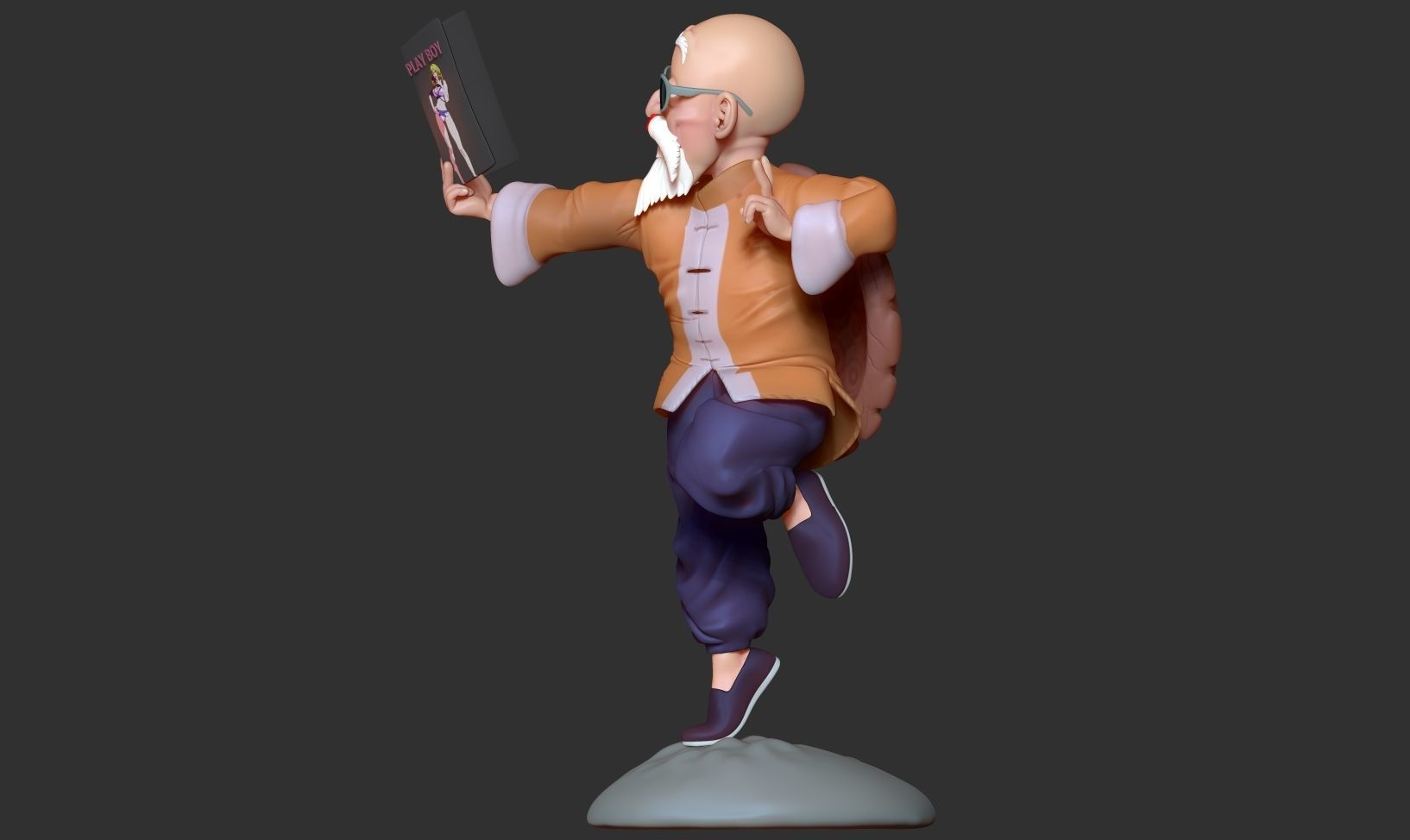 Master Roshi - Dragon Ball Fan art 3D print model_14