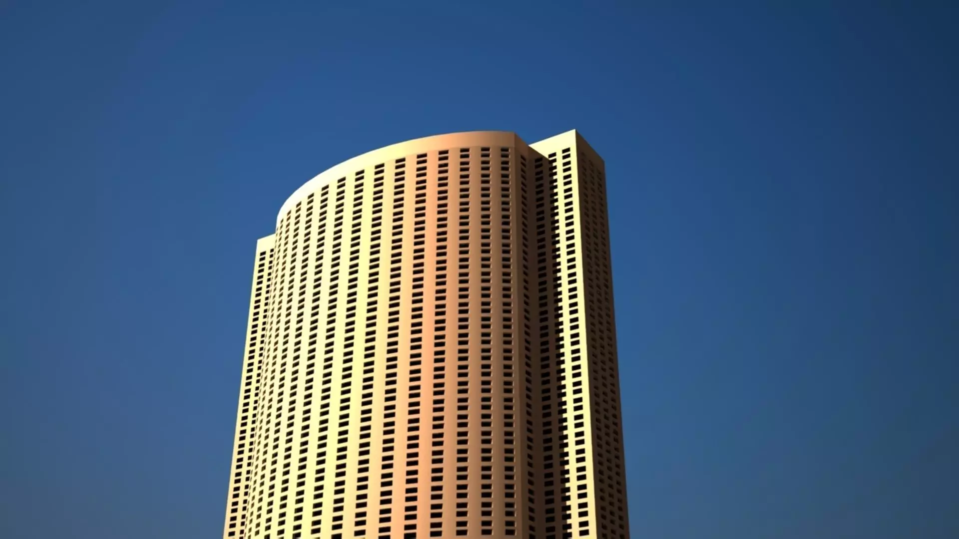 Building tallest in world Low-poly 3D model