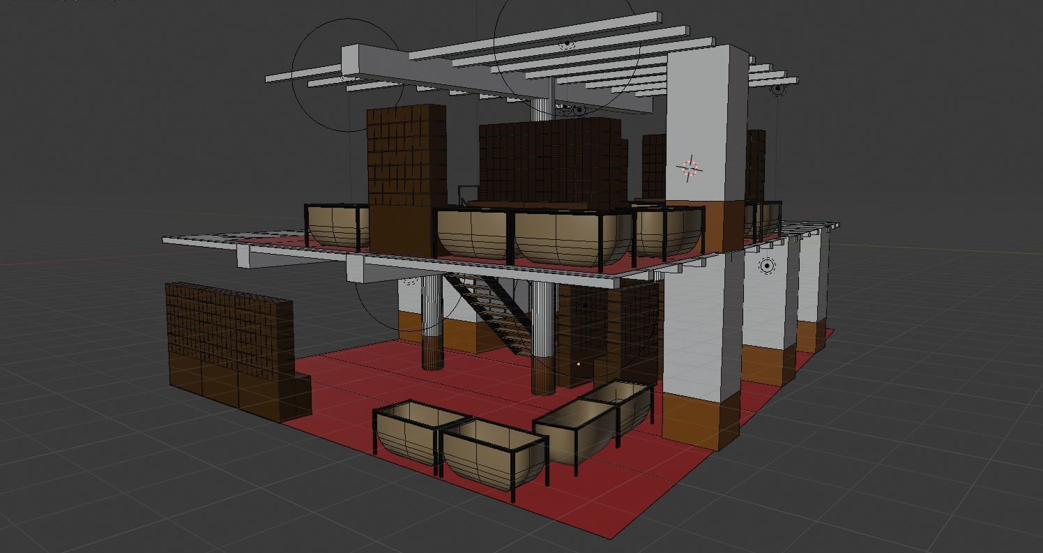 Titanic Mail Room Low-poly 3D model_10