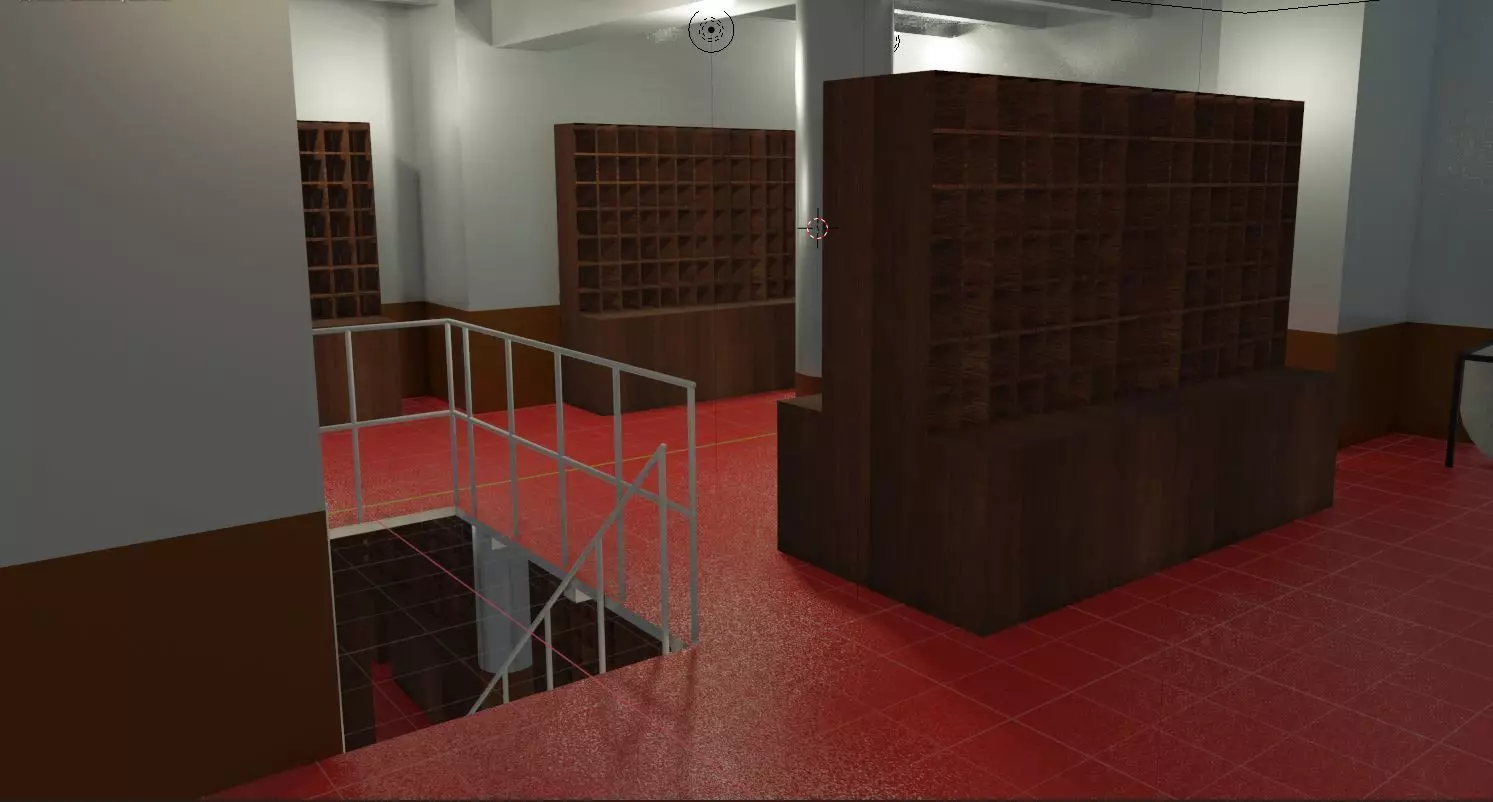 Titanic Mail Room Low-poly 3D model_0