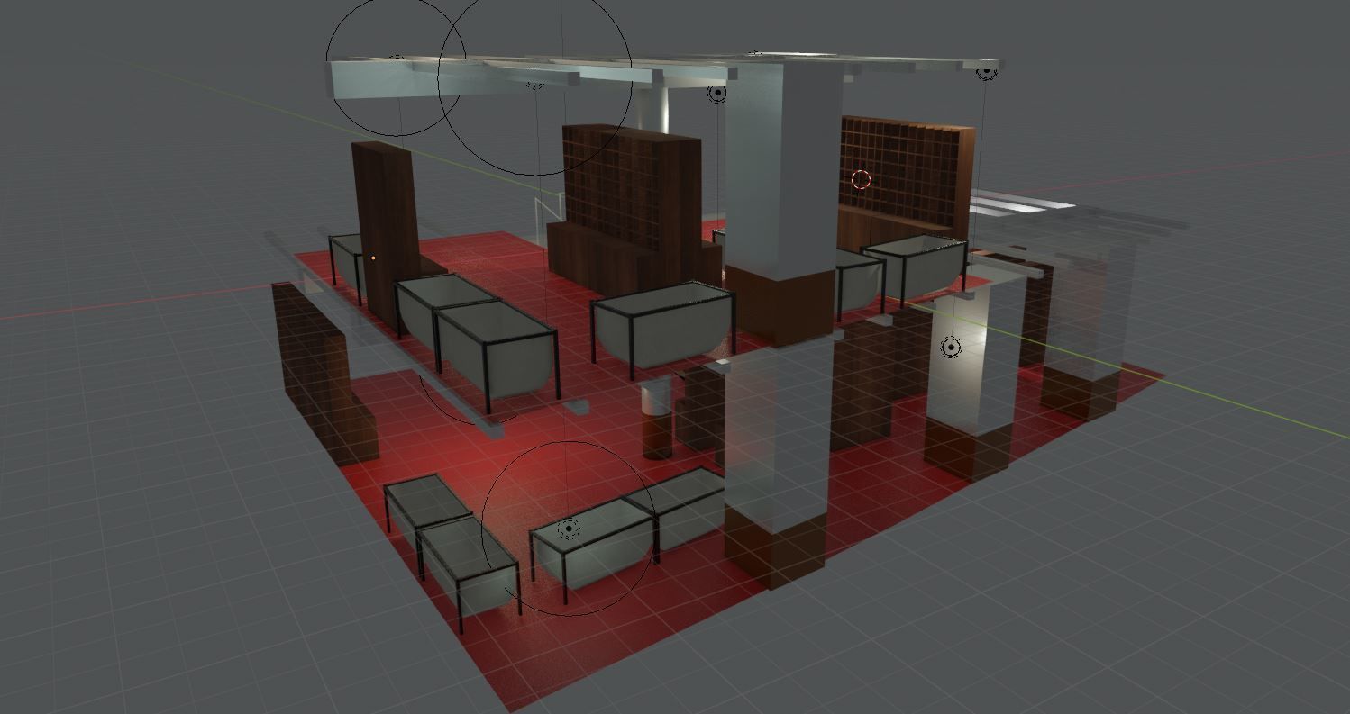 Titanic Mail Room Low-poly 3D model_5