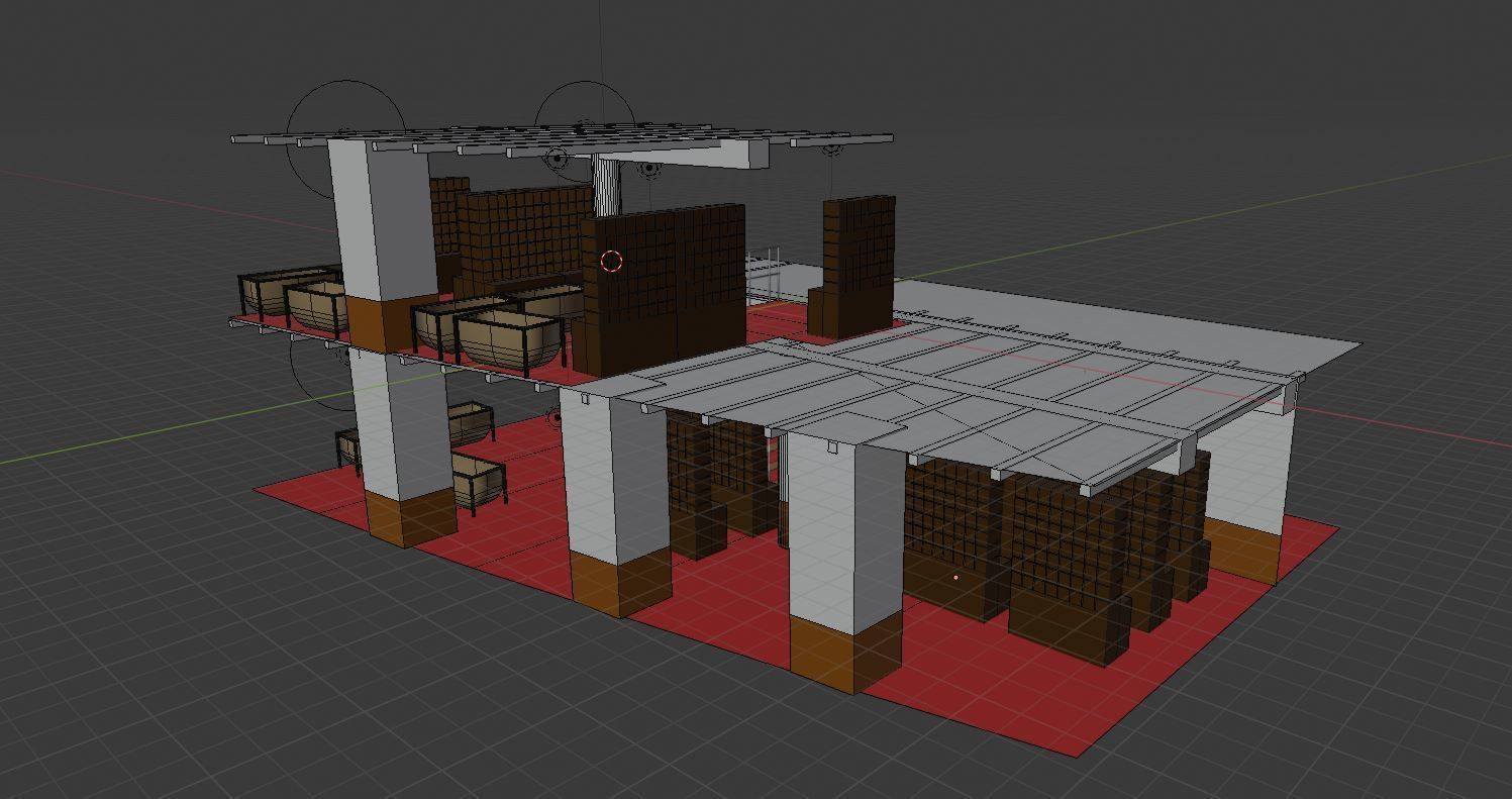 Titanic Mail Room Low-poly 3D model_9