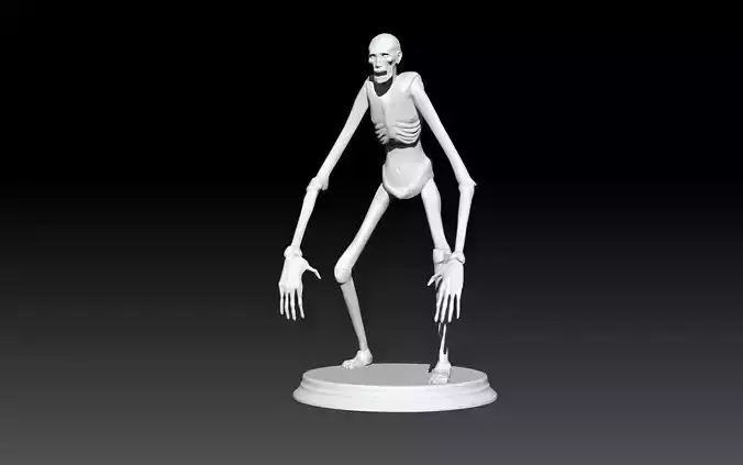 SCP-096 skeleton 3D print model