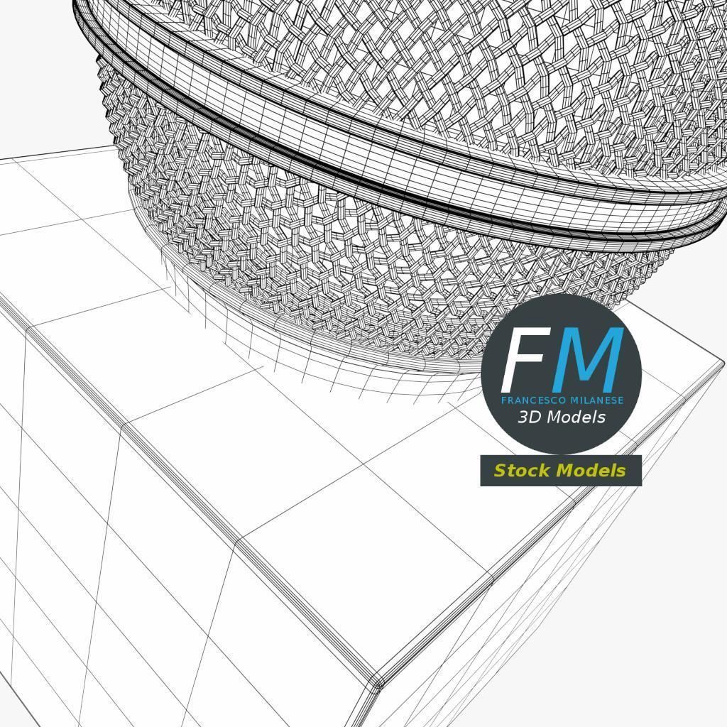 News microphone 3D model_8