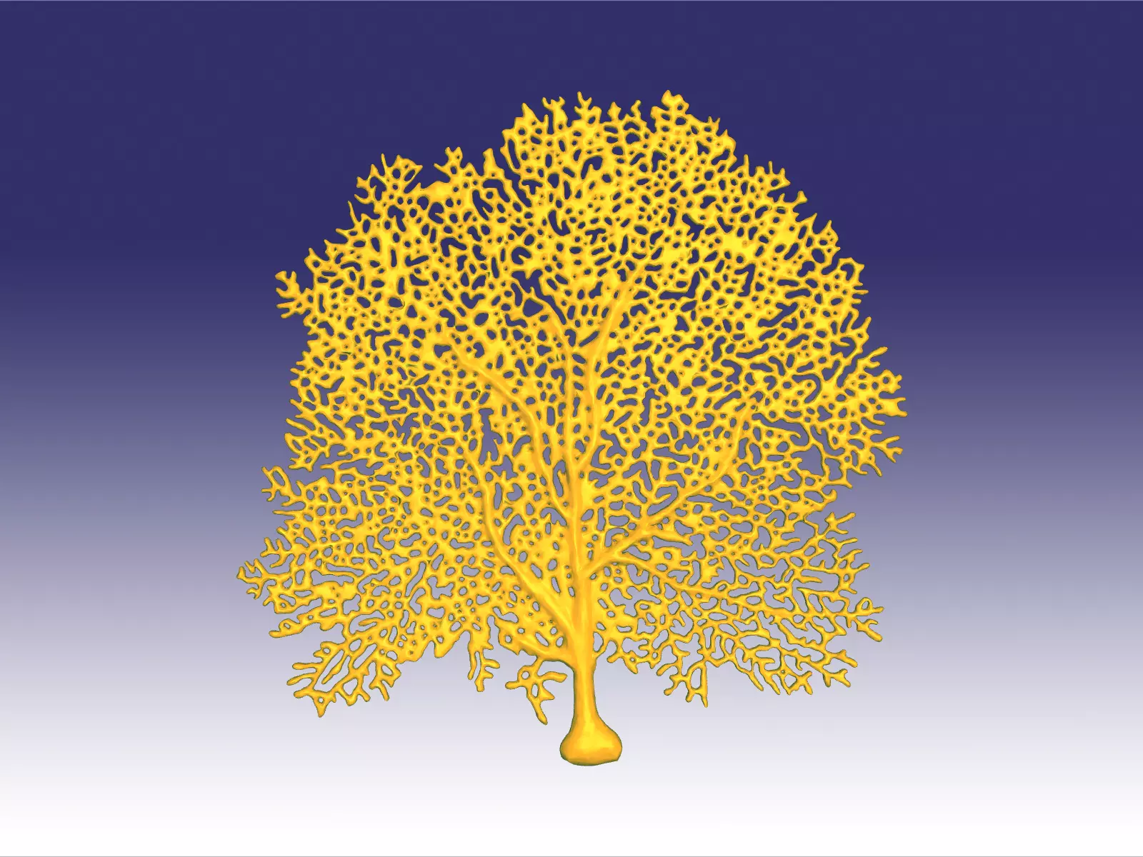 Seafan coral 3D print model_0