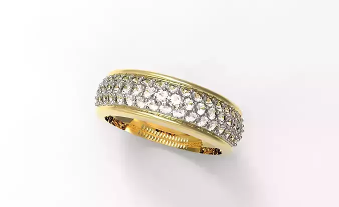 Wedding Ring Diamond Band 