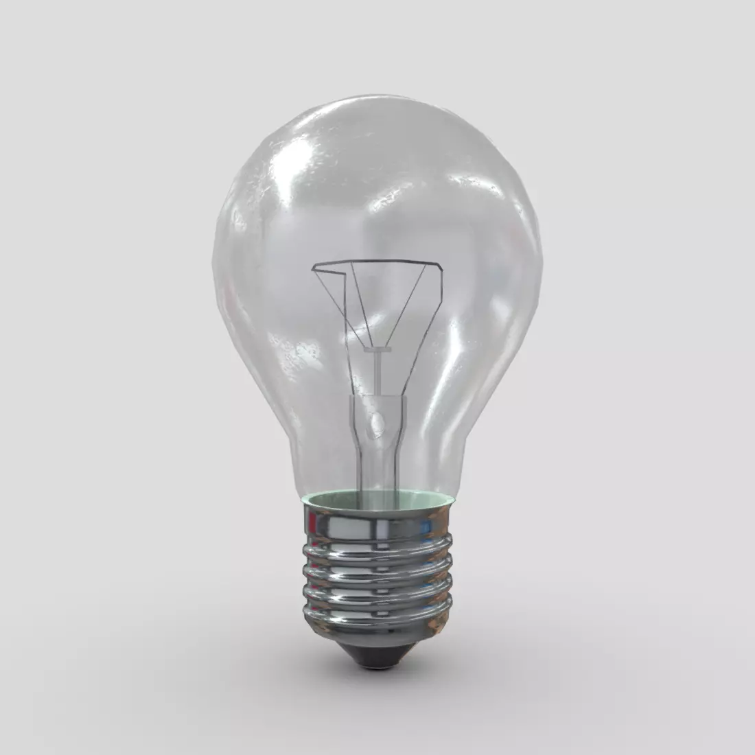 Light Bulb 3 Low-poly 3D model
