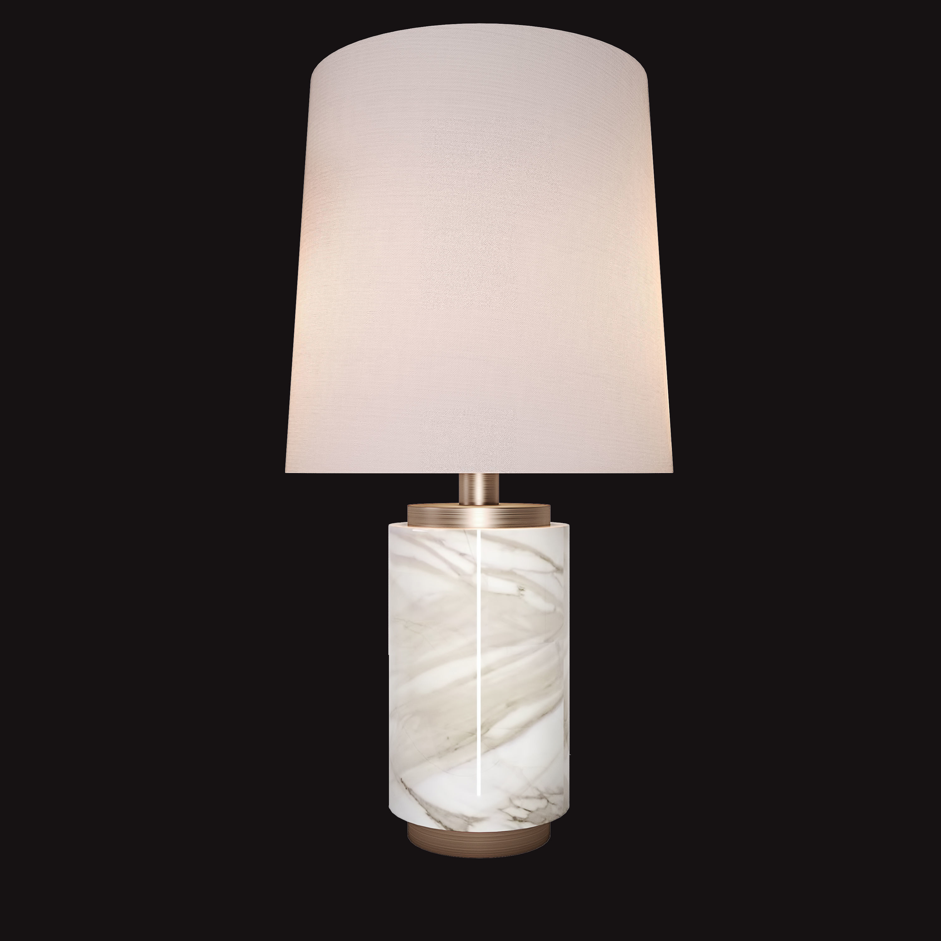 Table lamp LARA W by Warren House 3D model_1