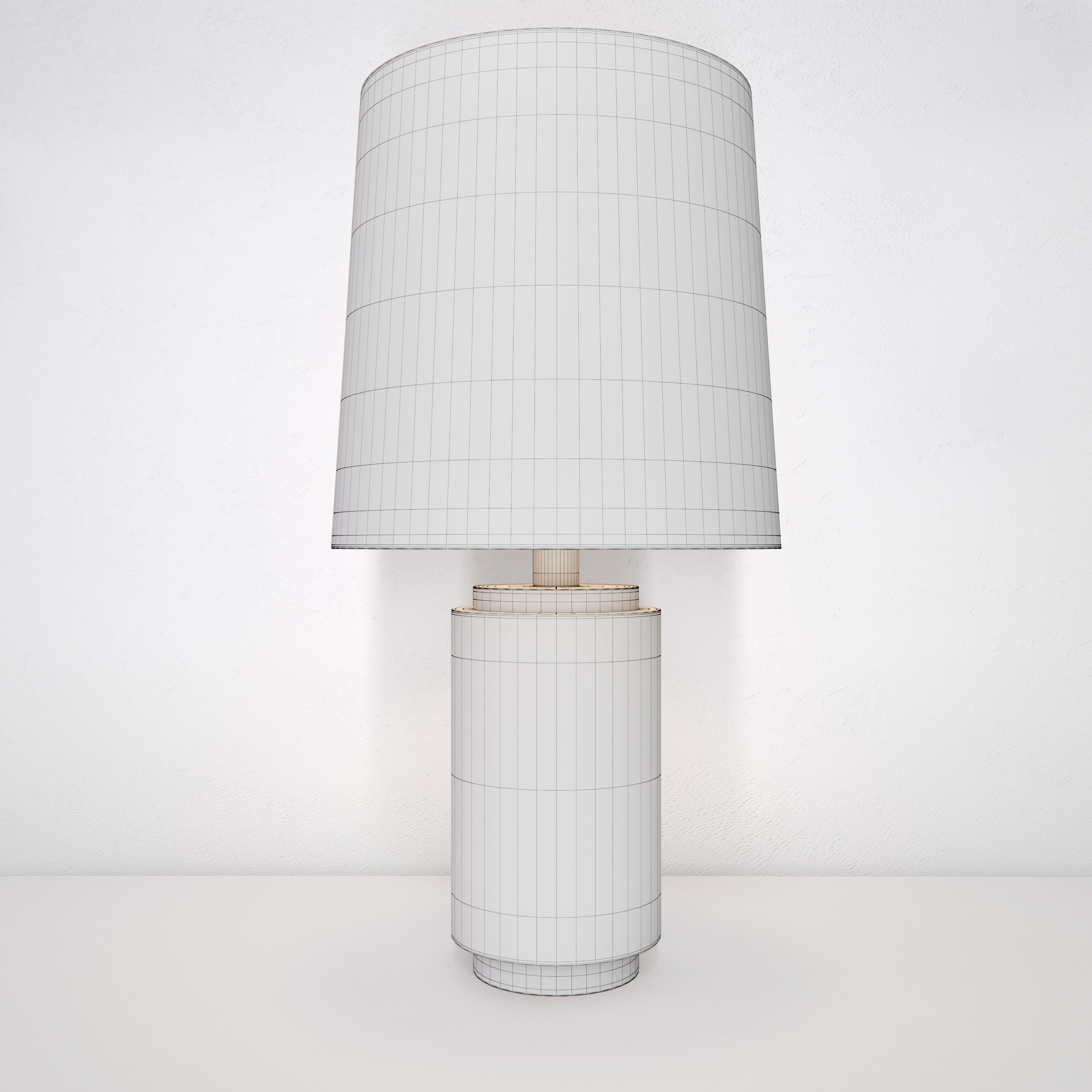 Table lamp LARA W by Warren House 3D model_4