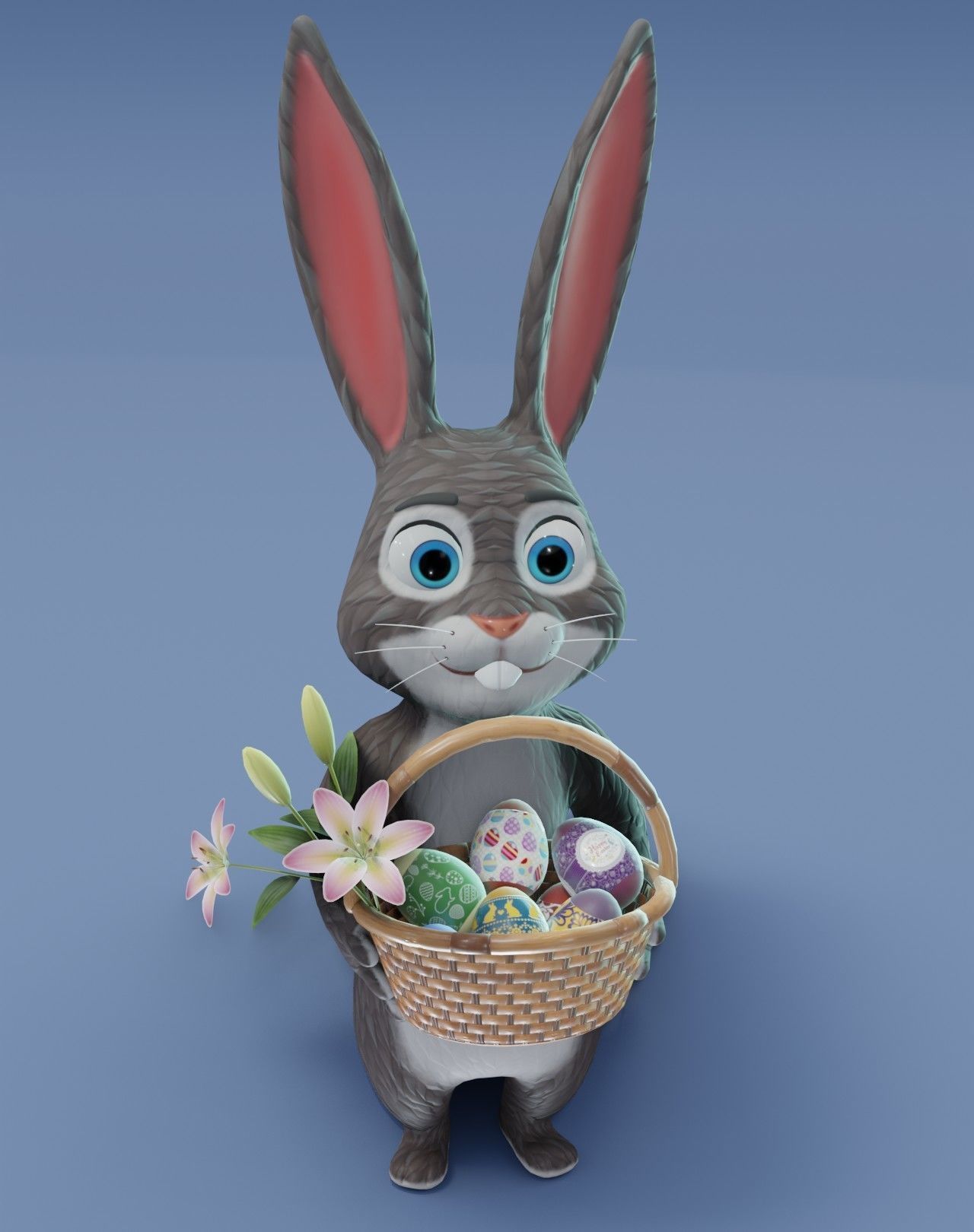 Easter 3D Model Low-poly 3D model_5