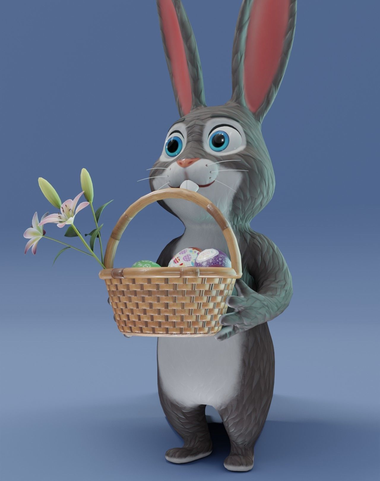 Easter 3D Model Low-poly 3D model_8