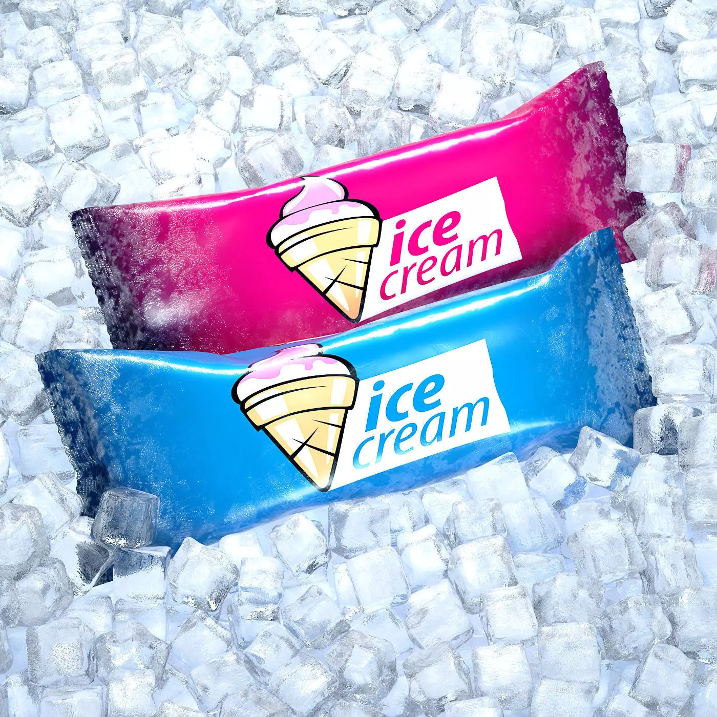 Ice cream 3D model_0