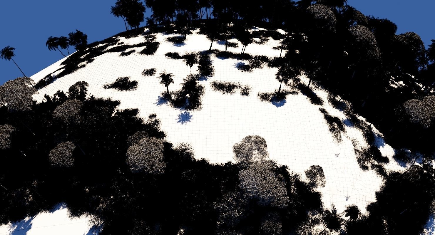 Green Earth Globe 3D model_13