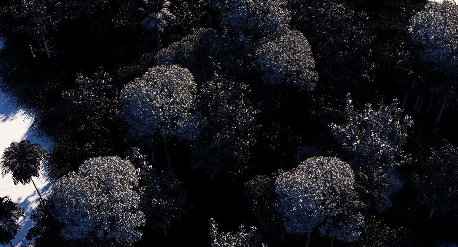 Green Earth Globe 3D model_15