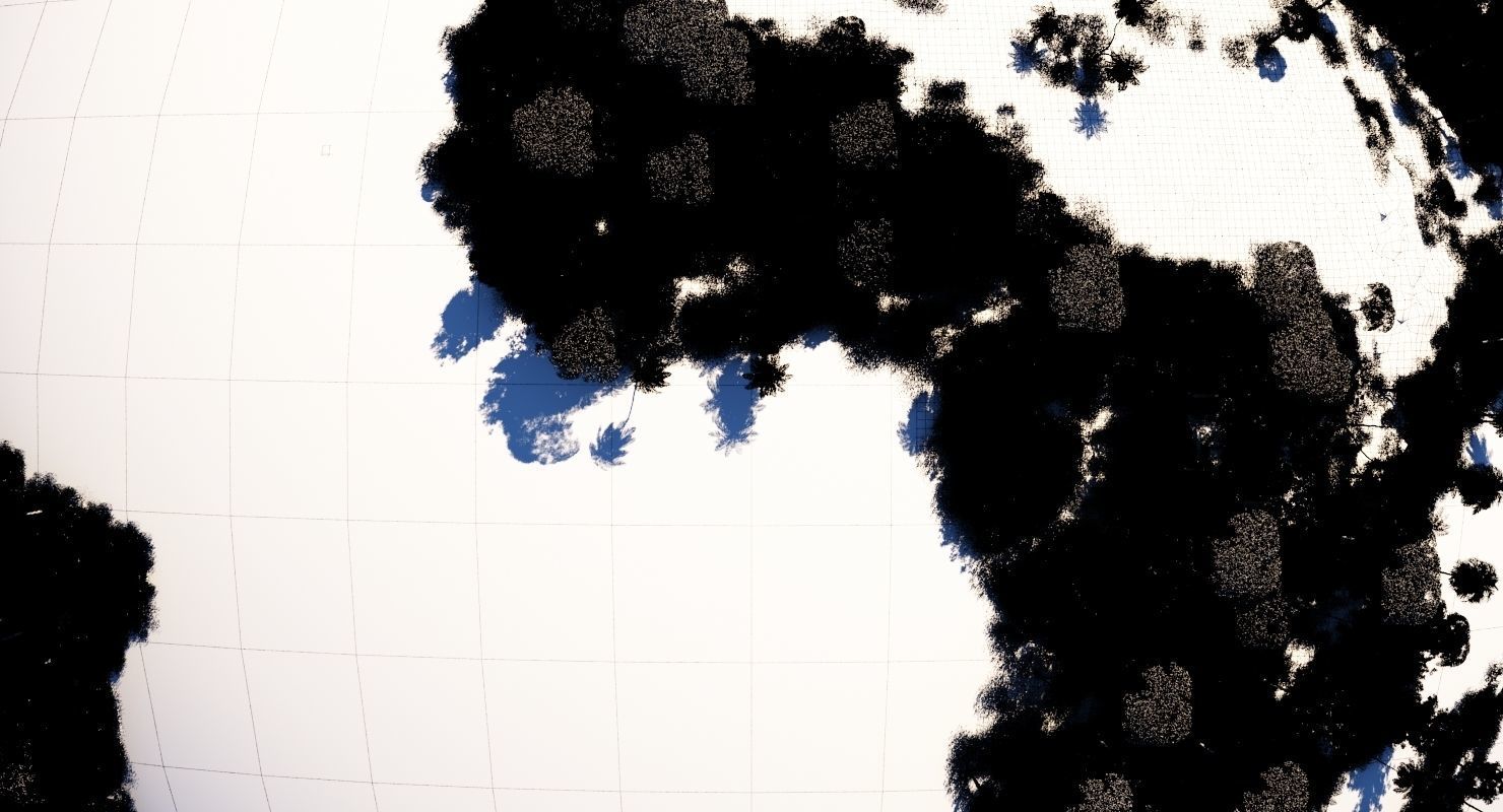 Green Earth Globe 3D model_12