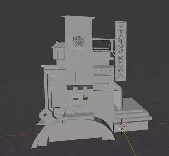 WIP Cyberpunk building