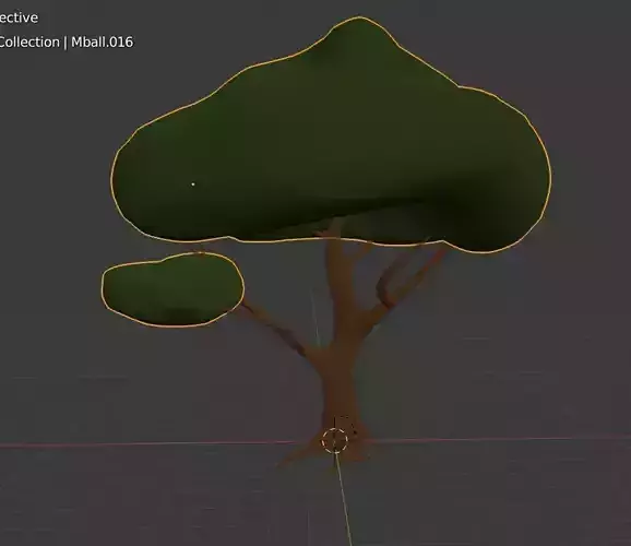 Low poly tree