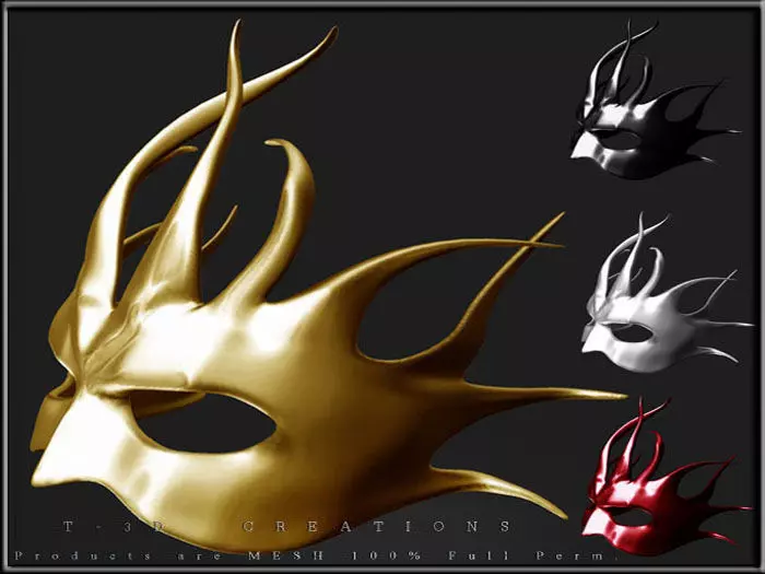 MASK 06 Low-poly 3D model_0