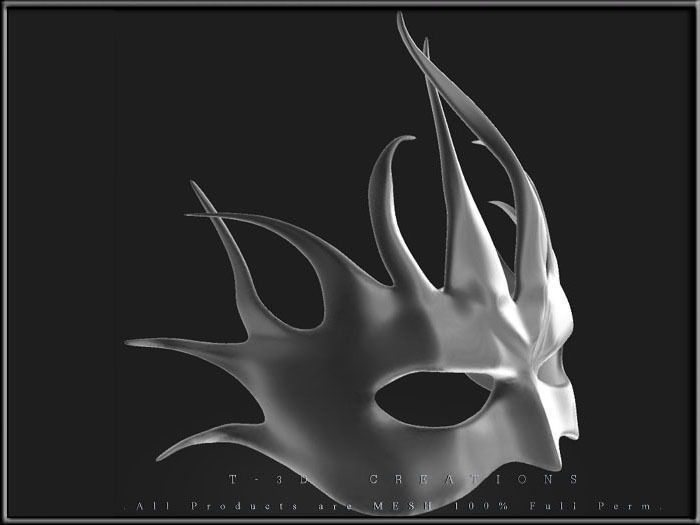 MASK 06 Low-poly 3D model_5