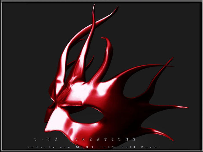 MASK 06 Low-poly 3D model_2