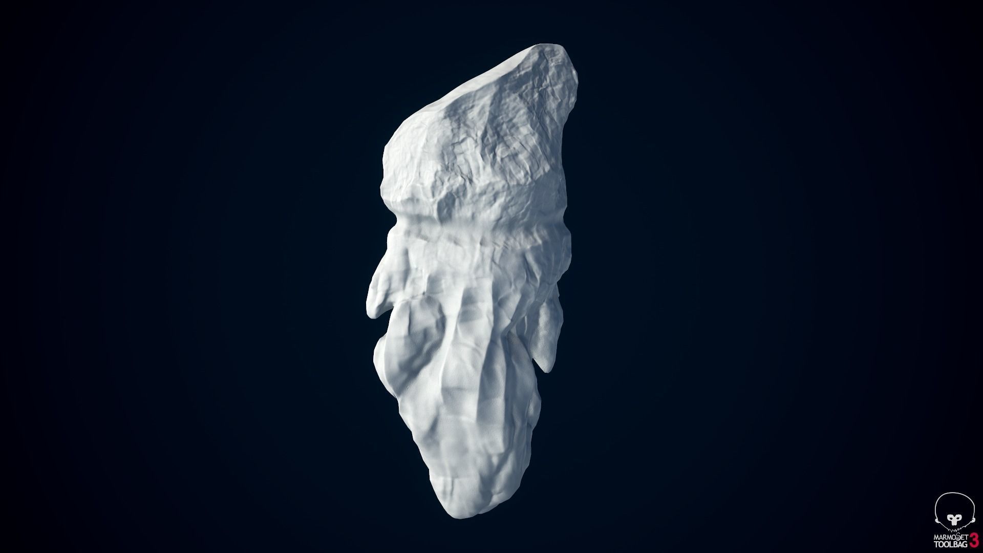 Icebergs collection iceberg floating in ocean Low-poly 3D model_38
