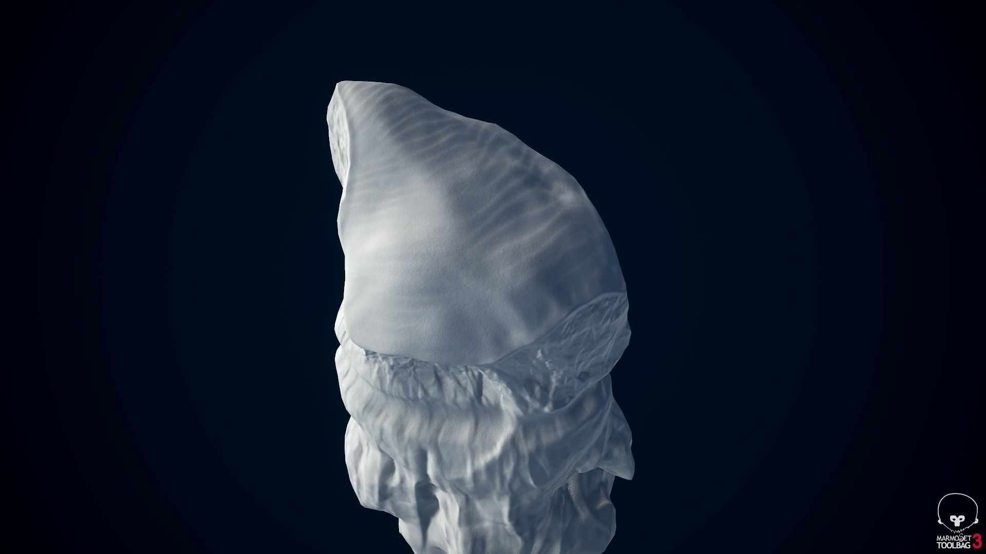 Icebergs collection iceberg floating in ocean Low-poly 3D model_40