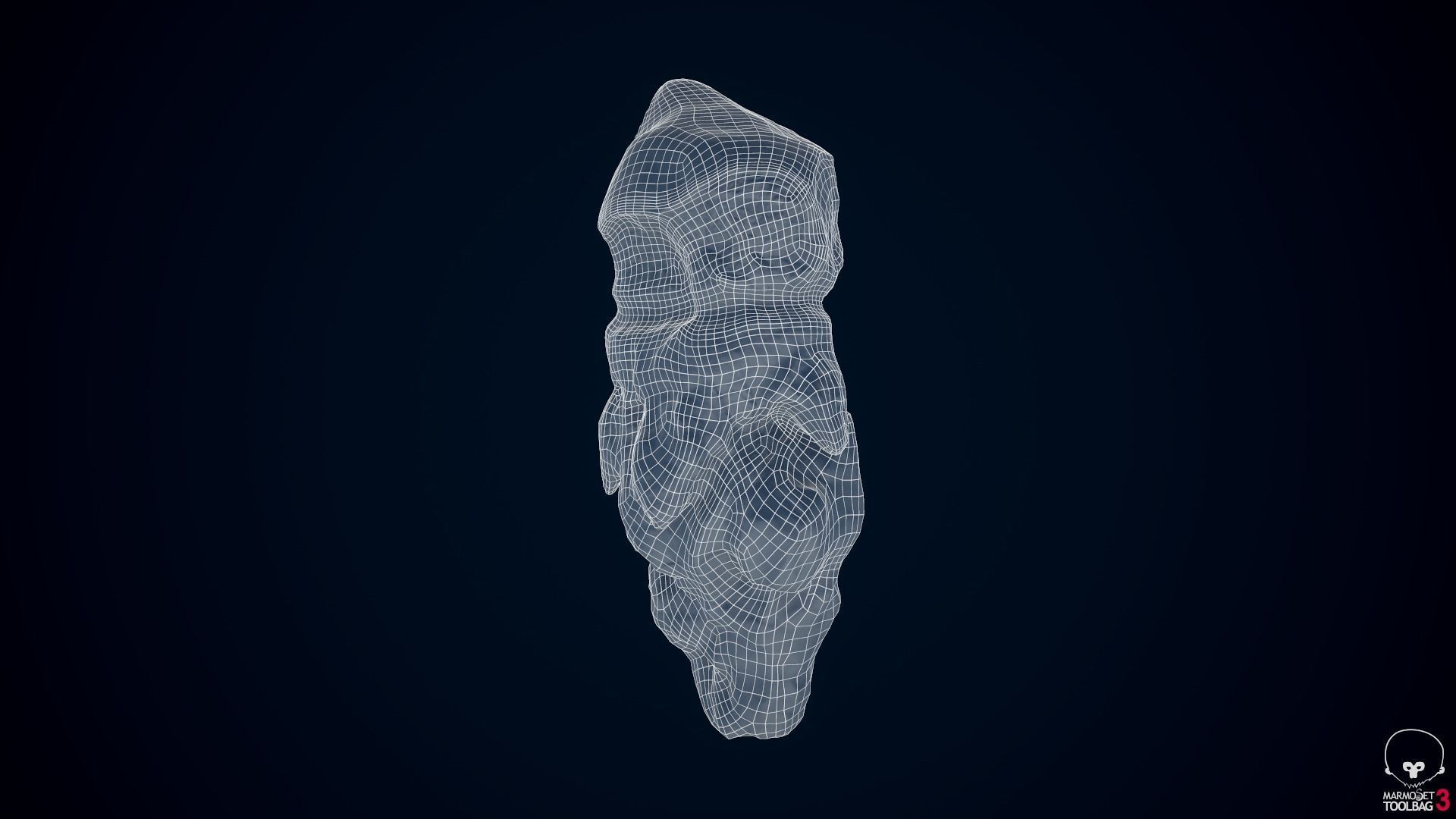 Icebergs collection iceberg floating in ocean Low-poly 3D model_44