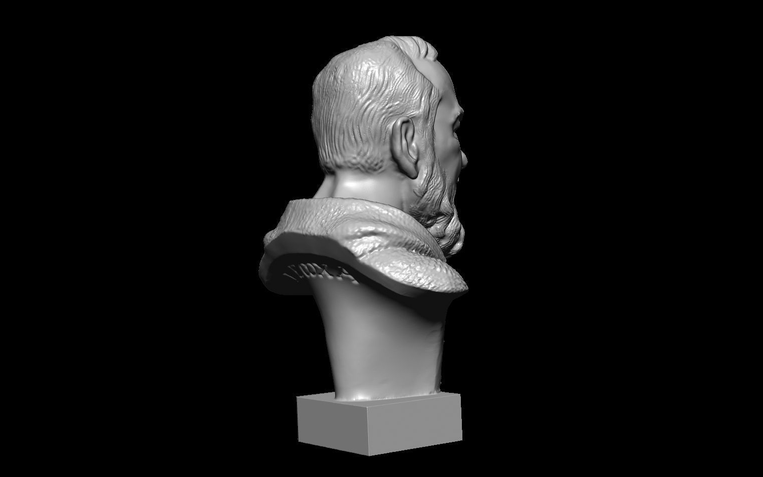 padre pio da Petrelcina 3D print model_2