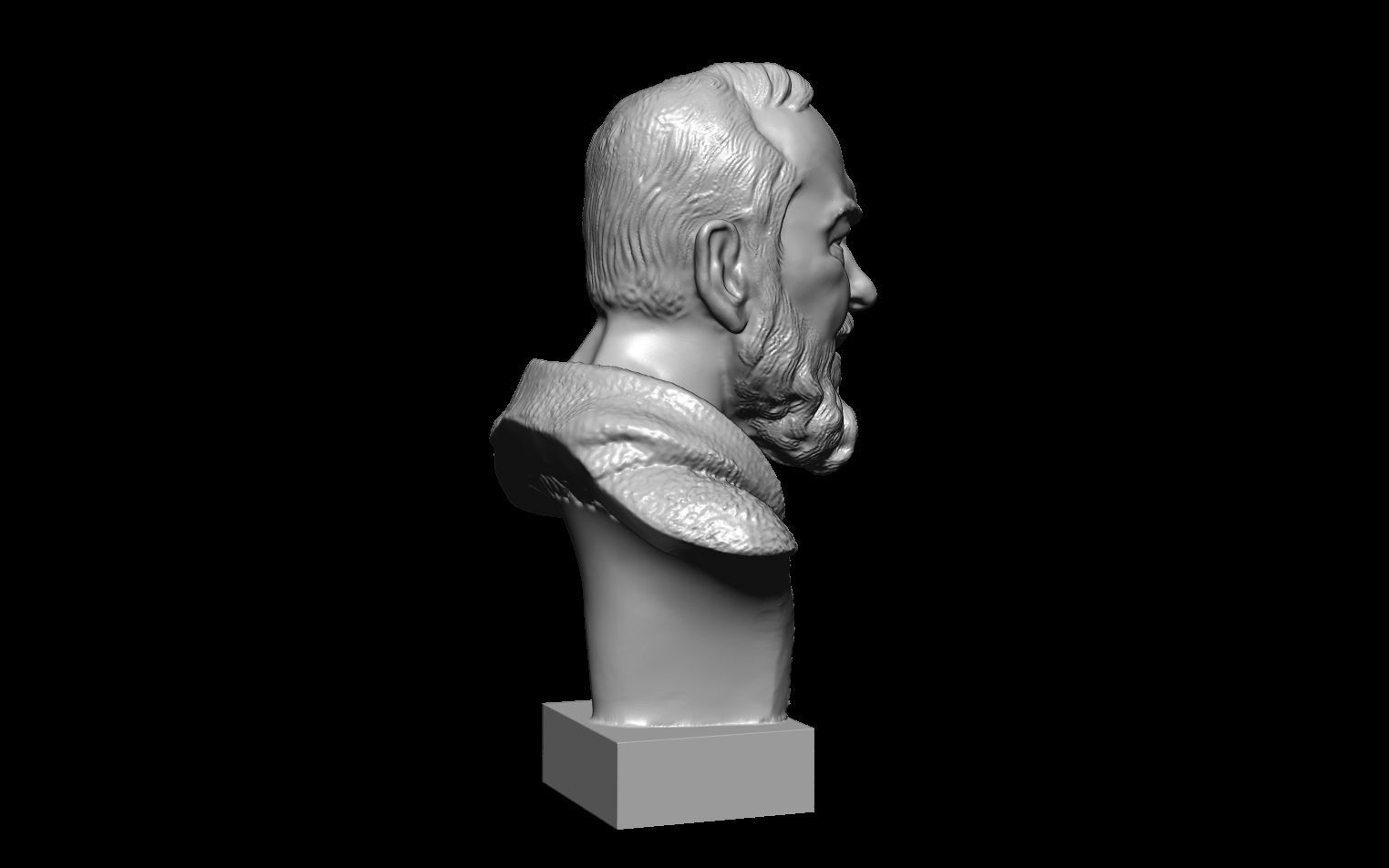 padre pio da Petrelcina 3D print model_3
