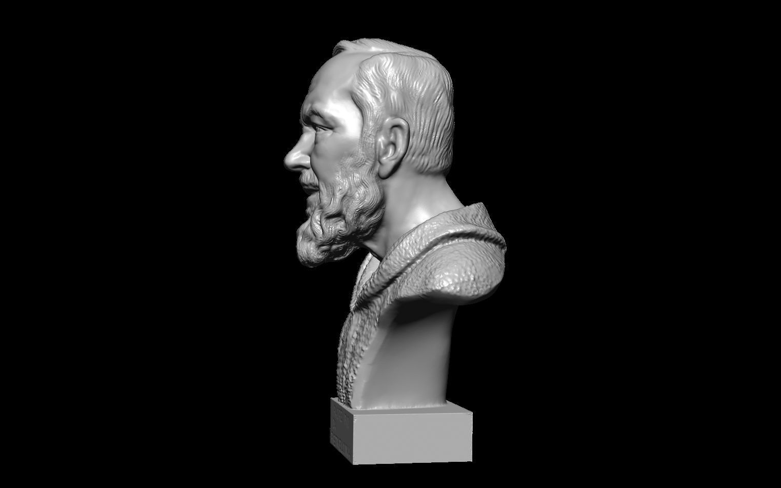 padre pio da Petrelcina 3D print model_17