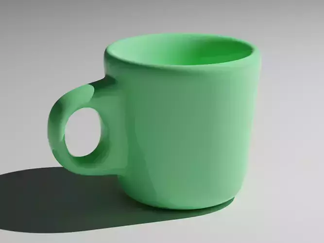 Cup 3D model coffee