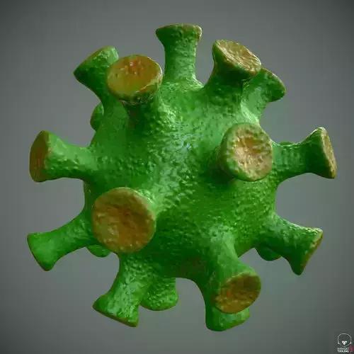 Coronavirus - PBR - Low-poly 3D model