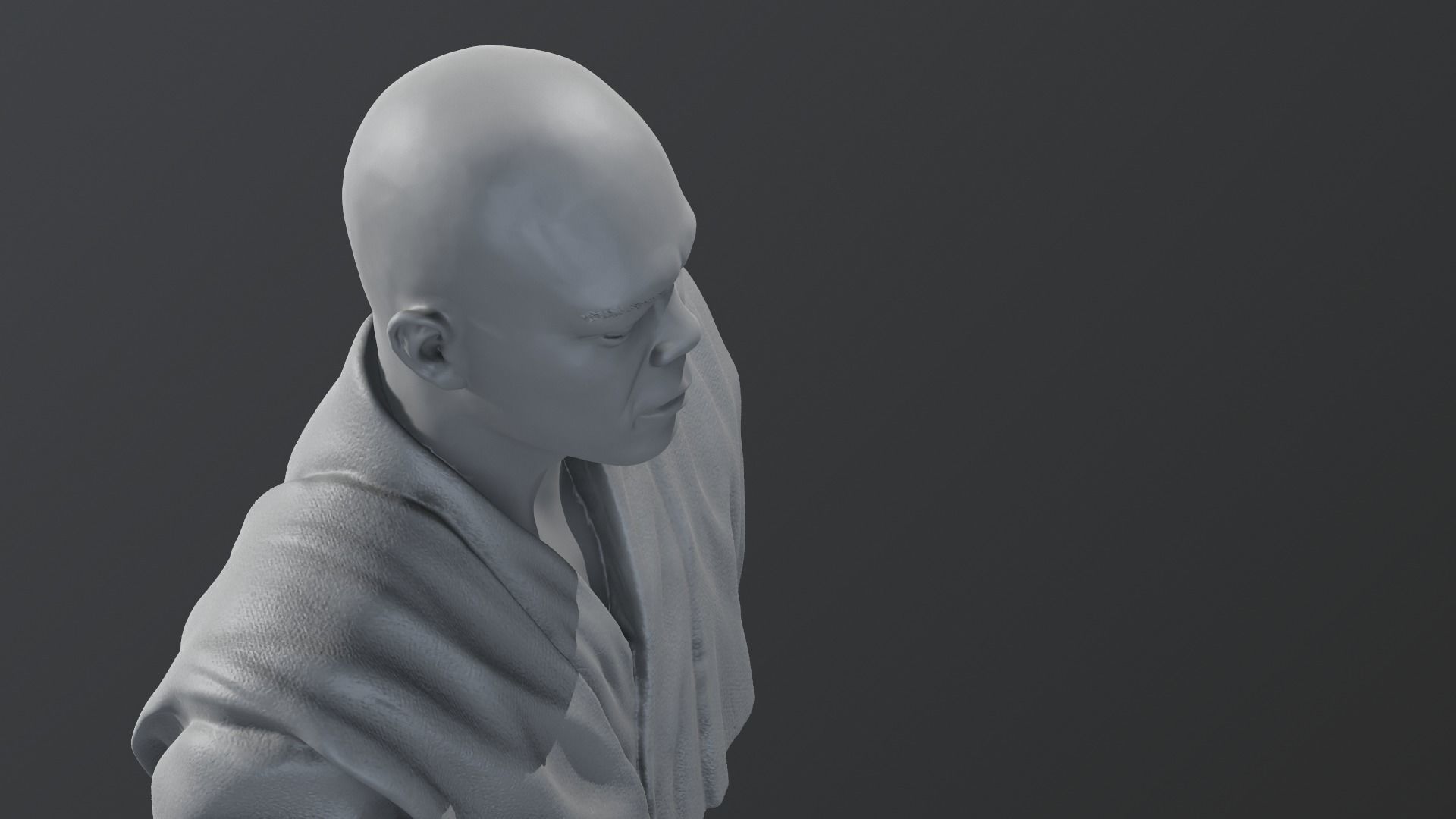 Samuel L Jackson - Mace Windu - Star Wars 3D print model_13