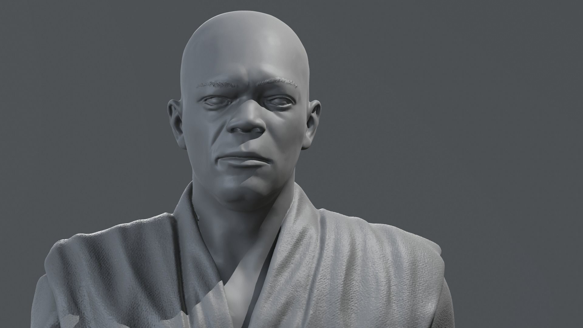Samuel L Jackson - Mace Windu - Star Wars 3D print model_19