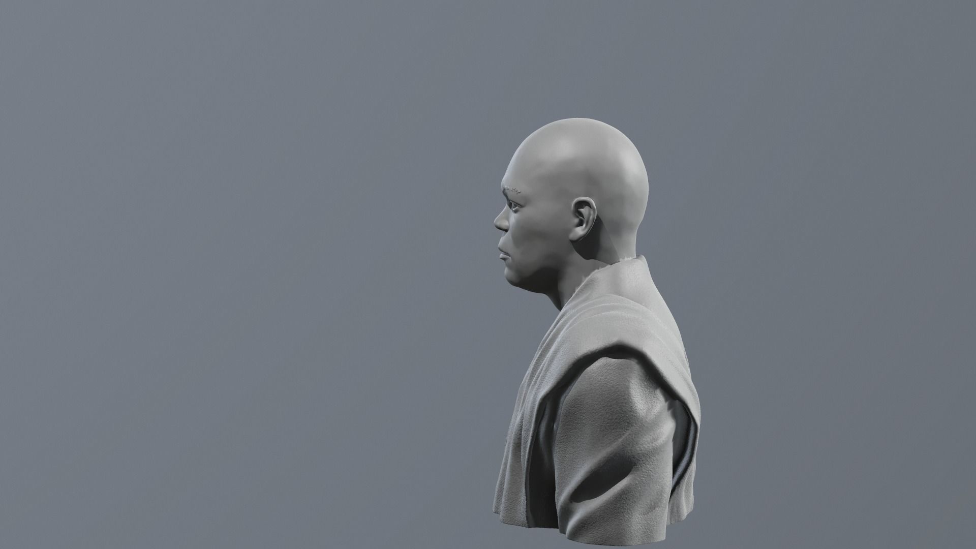 Samuel L Jackson - Mace Windu - Star Wars 3D print model_5