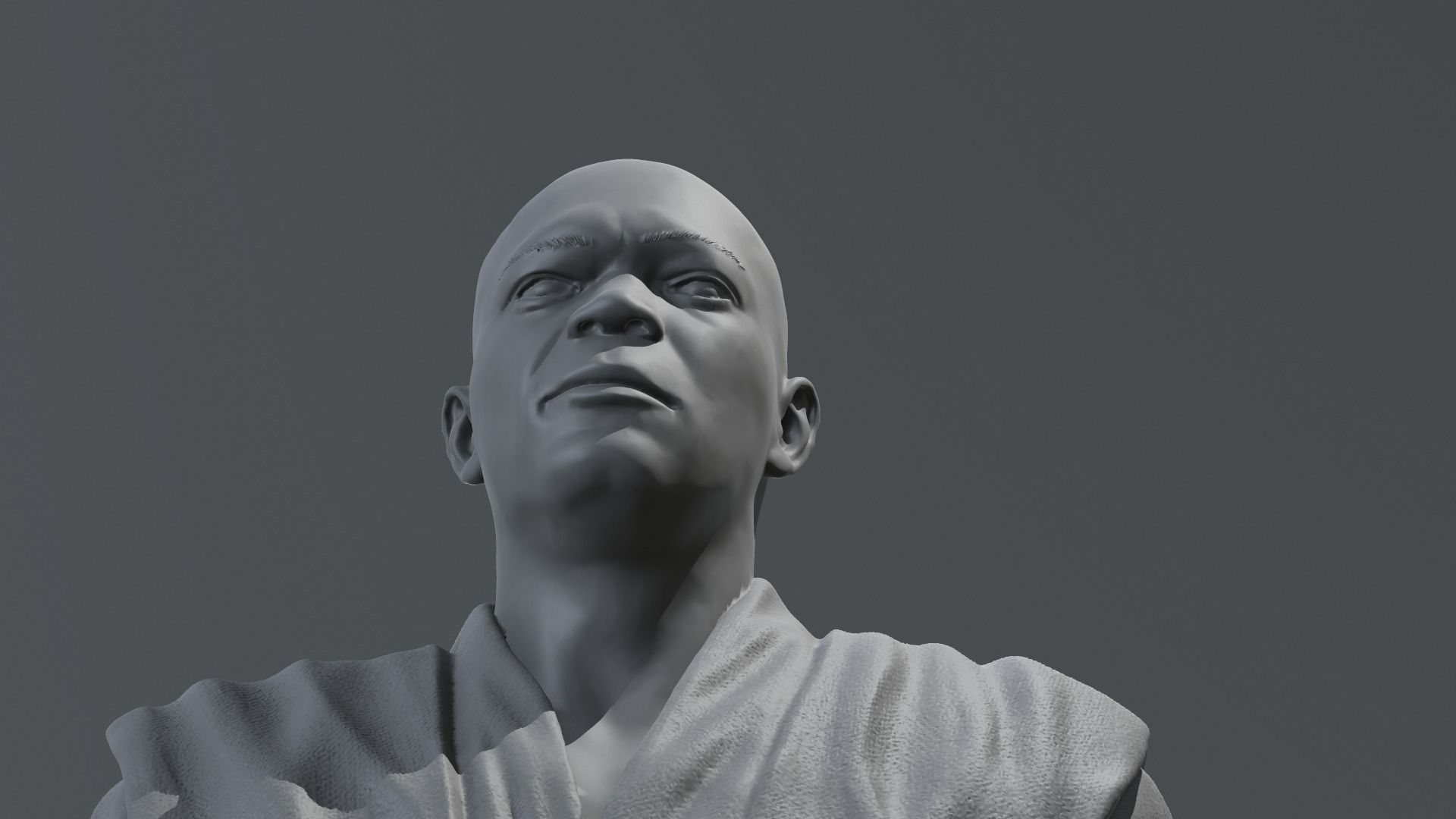 Samuel L Jackson - Mace Windu - Star Wars 3D print model_17
