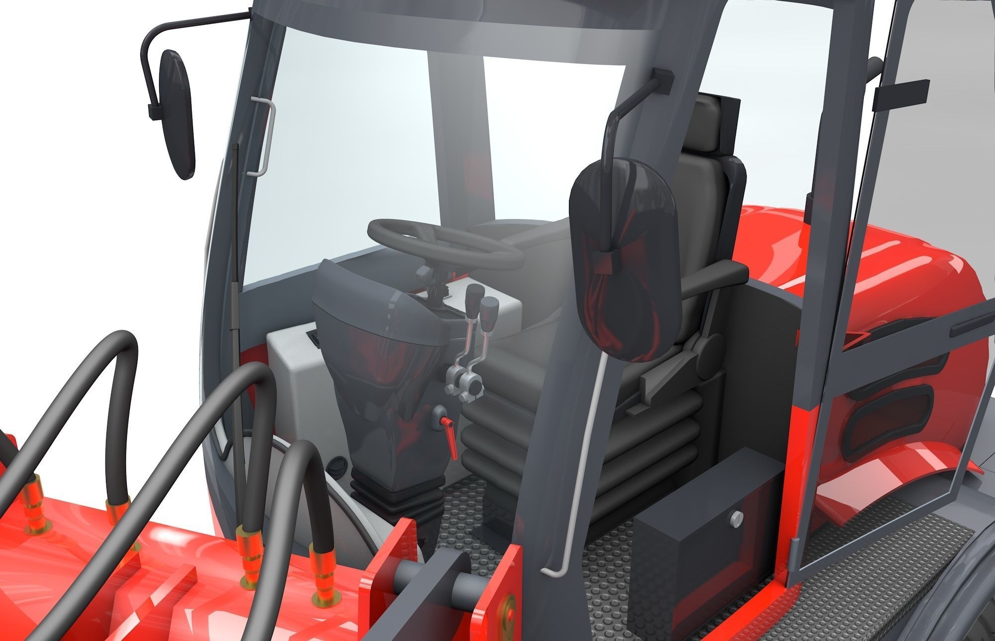 Wheel Loader  Animated 3D model_25