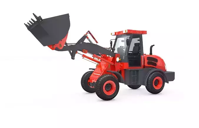 Wheel Loader  Animated 3D model