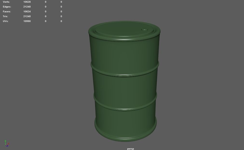 Barrel Free 3D model_6