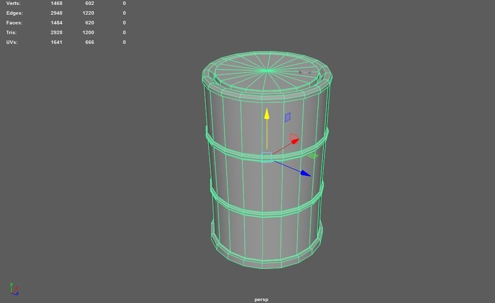 Barrel Free 3D model_1
